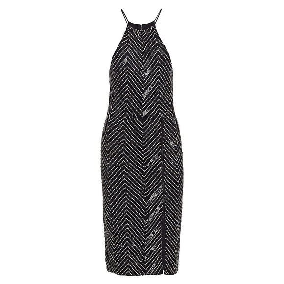 Alice + Olivia Dresses & Skirts - Alice+Olivia Beaded Embellished Black Dress